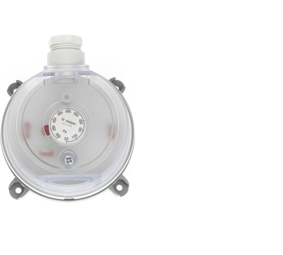 Изображение товара Реле перепада давления (дифференциальное) Ридан DP100, диап. 50..500 Па, дифф. 20 Па 017D000500R