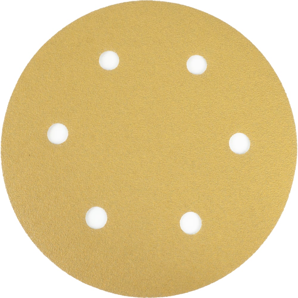 Изображение товара Шлифовальный круг на липучке желтый 225 мм R80 10 шт GRUFF PDY-225-080