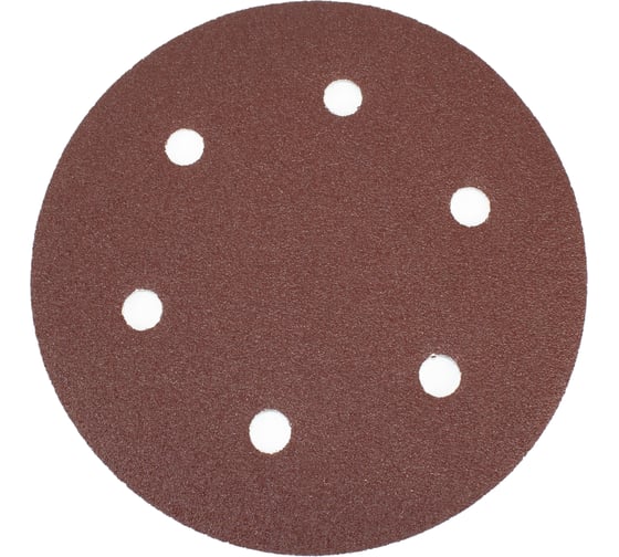 Изображение товара Шлифовальный круг на липучке красный 225 мм, Р100, 10 шт GRUFF PD-225-100