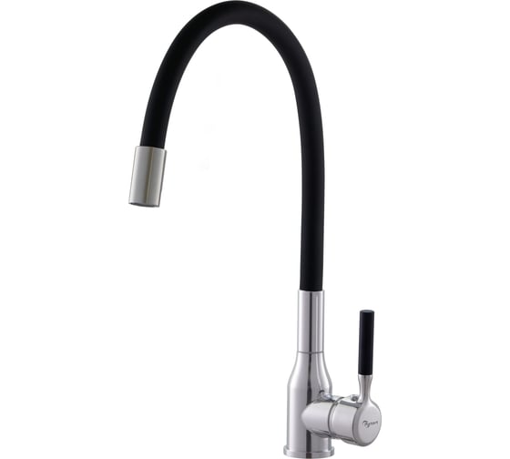 Изображение товара Смеситель для кухни Plstart с силиконовым гибким изливом PG54022B24