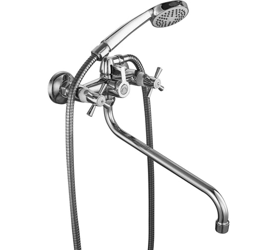 Изображение товара Смеситель PLstart ванно-душевой с душевым гарнитуром PL2218-8