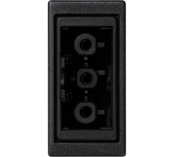 Изображение товара Гнездовой коннектор Simon, мама 3-х проводные, СБСП, графит K121B-14