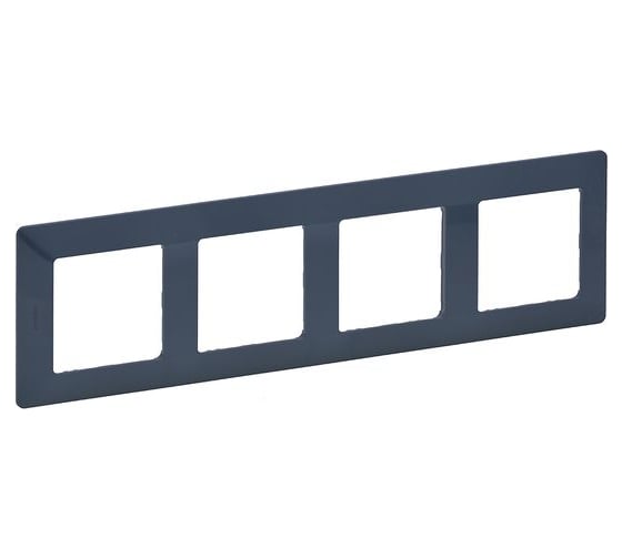 Изображение товара Рамка Legrand Valena LIFE Лазурь 4 постовая универсальная 754094