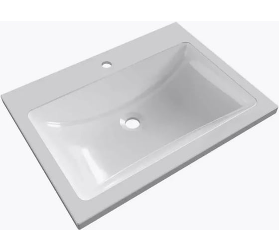 Изображение товара Раковина для ванной uperwood Self 80x45x15 см, белая глянцевая 4538341002