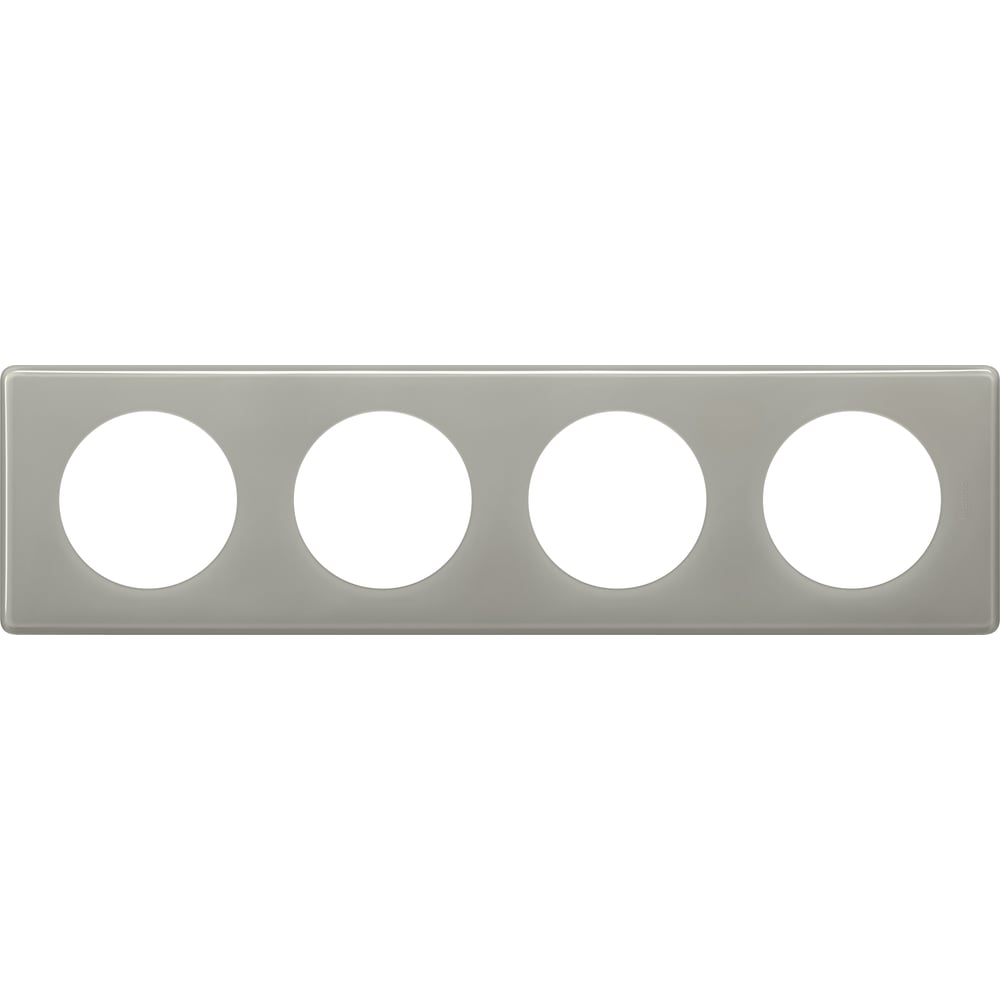 Изображение товара Рамка 4постовая Legrand Celiane серый глянец 066604 для электроприборов