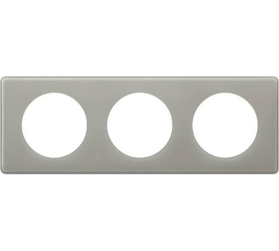 Изображение товара Рамка 3постовая Legrand Celiane, цвет серый глянец 066603