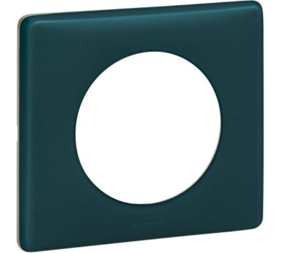 Изображение товара Рамка декоративная универсальная Legrand Celiane 1 пост, цвет бирюзовая перкаль 066771