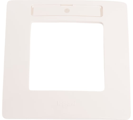 Изображение товара Рамка Legrand Etika 1 пост, с держателем для маркировки, белый 672506
