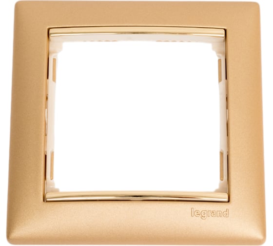 Изображение товара Рамка Legrand Valena 1 пост, матовое золото 694359