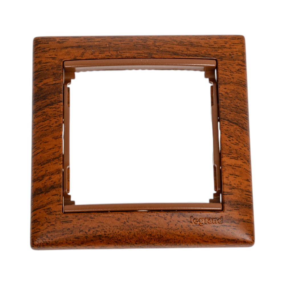 Изображение товара Рамка Legrand Valena 1 пост тонированное дерево с пластиком темно-коричневая