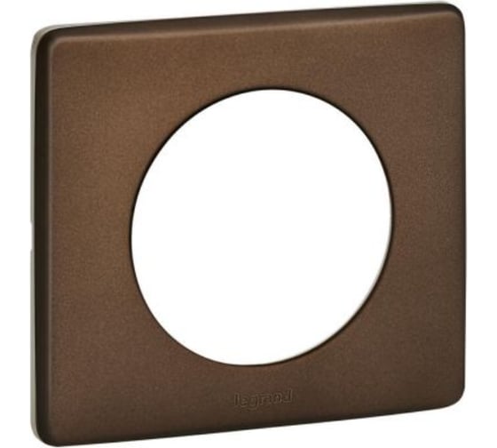 Изображение товара Рамка декоративная универсальная Legrand Celiane 1 пост, цвет бронза сатин 066791