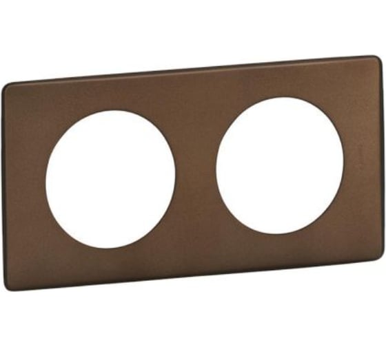 Изображение товара Рамка декоративная универсальная Legrand Celiane 2 поста, цвет бронза сатин 066792