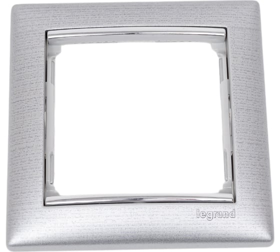 Изображение товара Рамка Legrand Valena 1 пост, алюминий матовый 694353