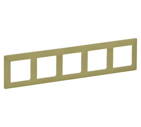 Изображение товара Рамка Legrand Valena LIFE Лайм 5 постовая универсальная 754085