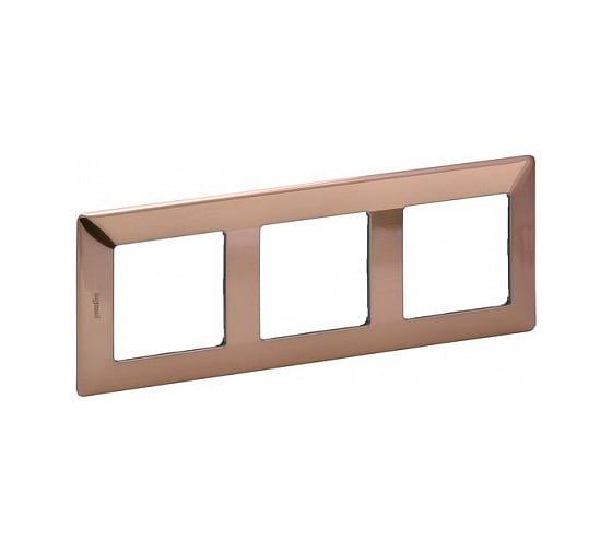 Изображение товара Рамка Legrand Valena LIFE Медь 3 постовая универсальная 754163