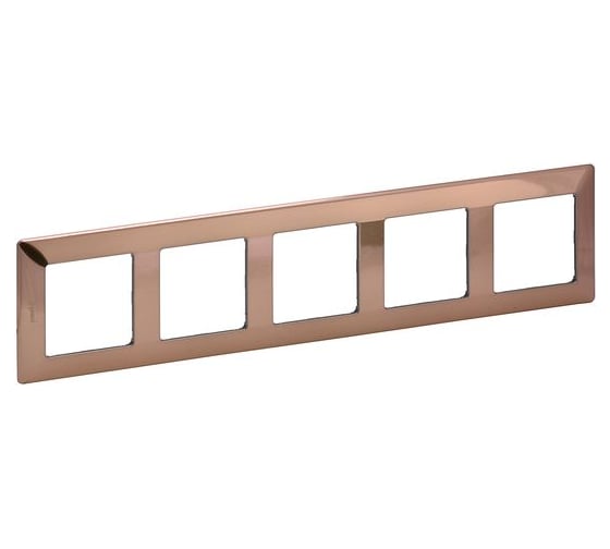 Изображение товара Рамка Legrand Valena LIFE Медь 5 постовая универсальная 754165