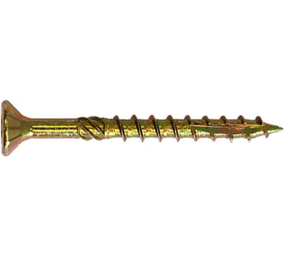 Изображение товара Саморез по дереву желтый HIMTEX пот. Torx 15 3,5x16 (500 шт.) 03516Fh