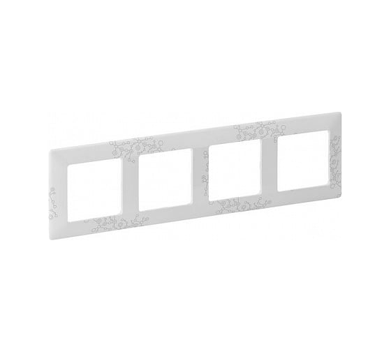 Изображение товара Рамка Legrand Valena LIFE Эл Грей 4 постовая универсальная 754124