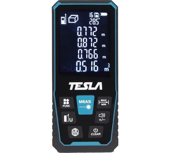 Изображение товара Дальномер лазерный TESLA DL70 дальность 70 метров, точность ±2мм 834616