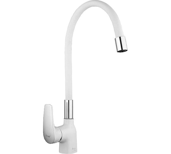 Изображение товара Смеситель для кухни FRAP F4453-03 высокий излив, белый 535334