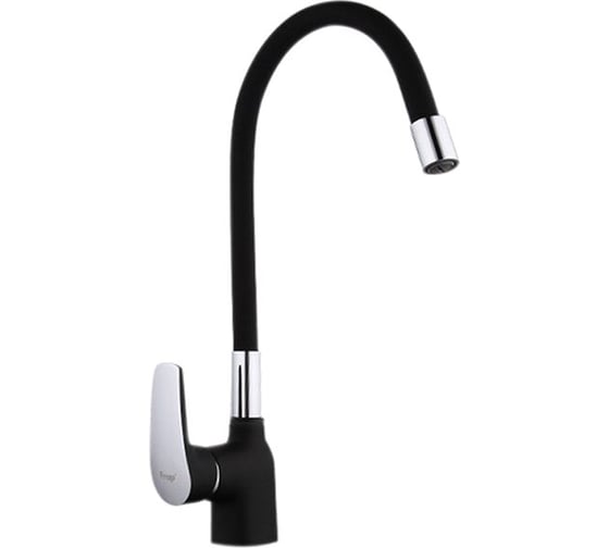 Изображение товара Смеситель для кухни FRAP F4453-04 высокий излив, черный 538182