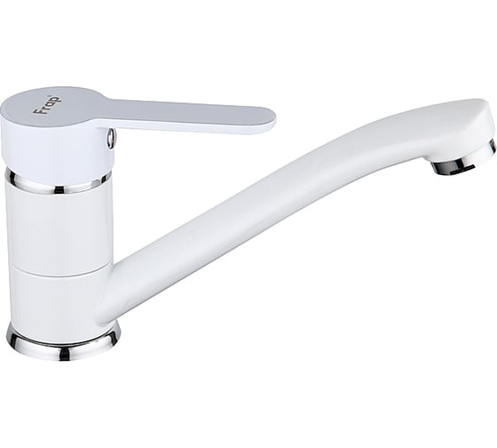 Изображение товара Смеситель для кухни FRAP F4541 белый, хром 544676