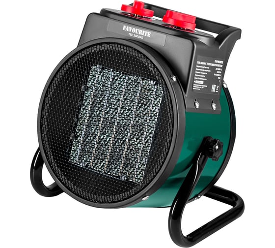 Изображение товара Тепловентилятор керамический FAVOURITE 3кВт, круглый TSE 3000RS 138103002