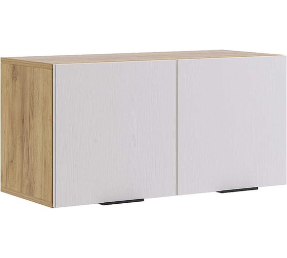 Изображение товара Антресоль Бери двухдверная (дуб крафт золотой/белое дерево) MPR-025.2563