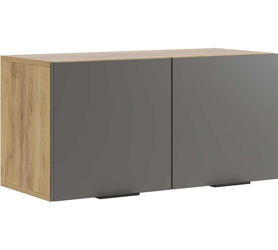 Изображение товара Антресоль Бери двухдверная (дуб крафт золотой/графит) MPR-025.2564