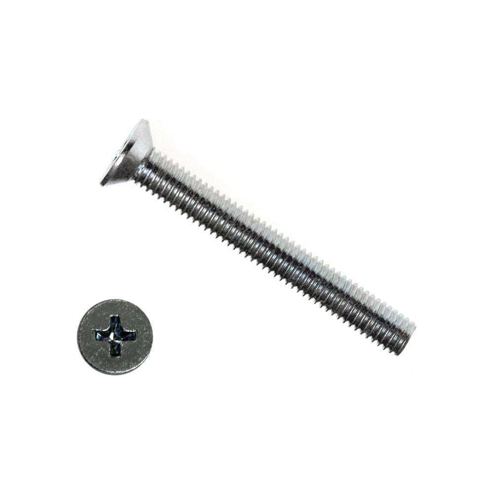 Изображение товара Потайной винт КРЕП-КОМП нержавейка DIN965 А2 8х70 10 шт