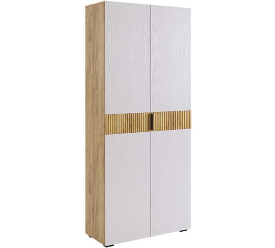 Изображение товара Шкаф Бери двухдверный (дуб крафт золотой/белое дерево) MPR-024.2563