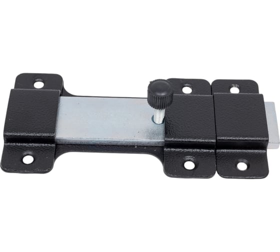 Изображение товара Накладная задвижка Tech-Krep ЗЩ 015 115х70 плоский ригель L154 черный 148366