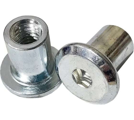 Изображение товара Гайка Эриксона КрепСтройГрупп М6 (250 шт) с плоской головой 146699