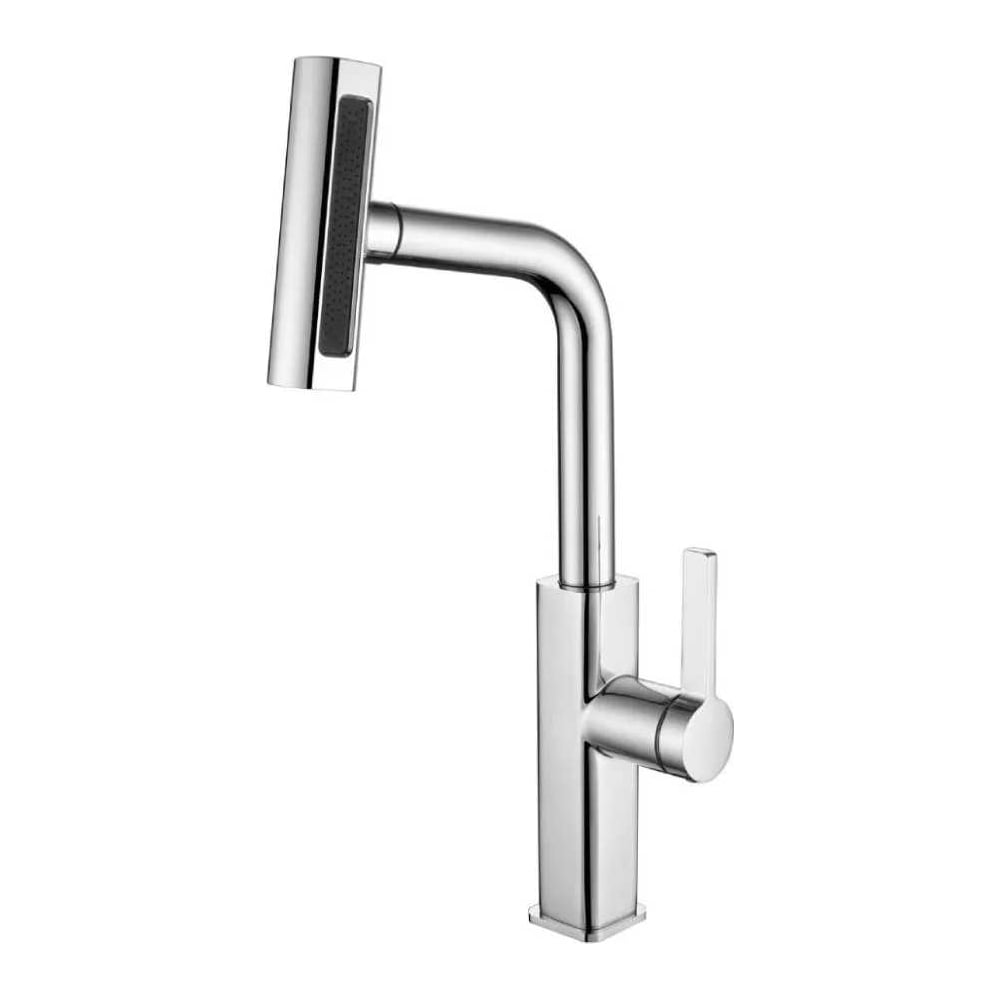 Изображение товара Смеситель для кухни Fmark FS8266A с выдвижным изливом современный хром