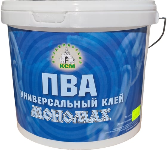 Изображение товара Универсальный клей Мономах ПВА 5л 2пвау5б