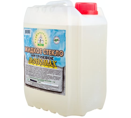 Изображение товара Жидкое стекло Мономах Premium, 5л 3жс5пр