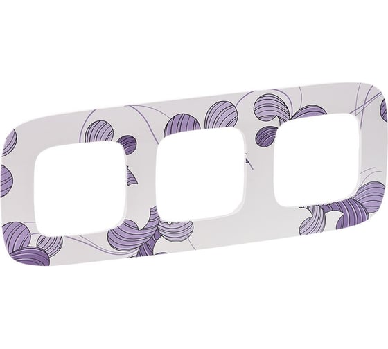 Изображение товара Рамка Legrand Valena ALLURE Флора3постовая универсальная 754363