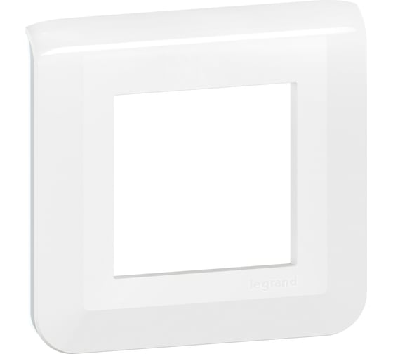 Изображение товара Рамка Legrand Программа Mosaic 2 модуля белая 277802L