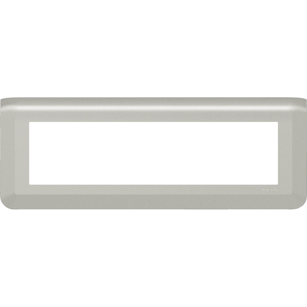 Изображение товара Рамка Legrand Программа Mosaic 8 модулей алюминий 079318L