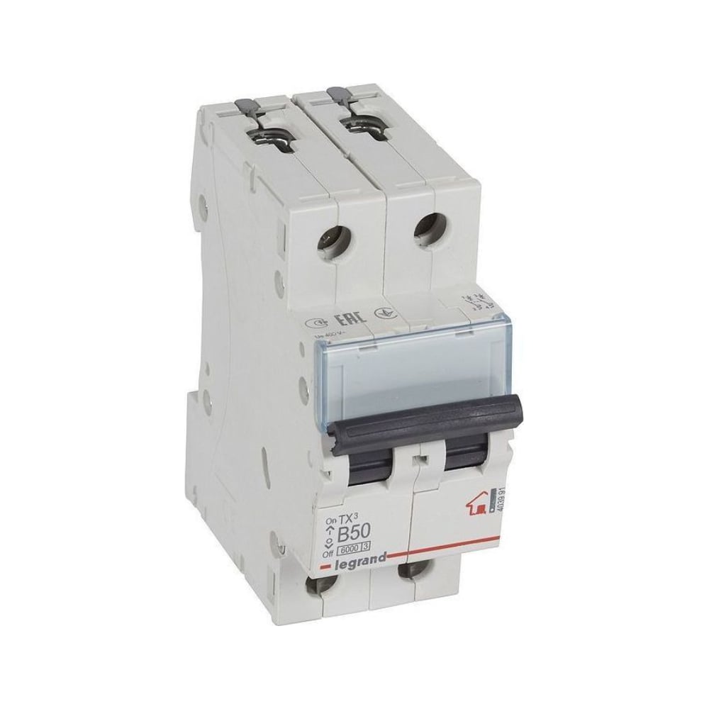 Изображение товара Автоматический выключатель Legrand TX³ 6000 6 кА 2П 230/400 В~