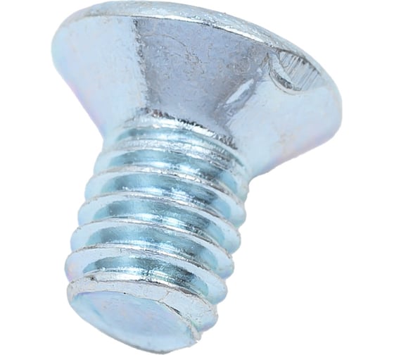 Изображение товара Потайной винт КРЕП-КОМП цинк DIN965, 6х10, 100 шт. вп610мф
