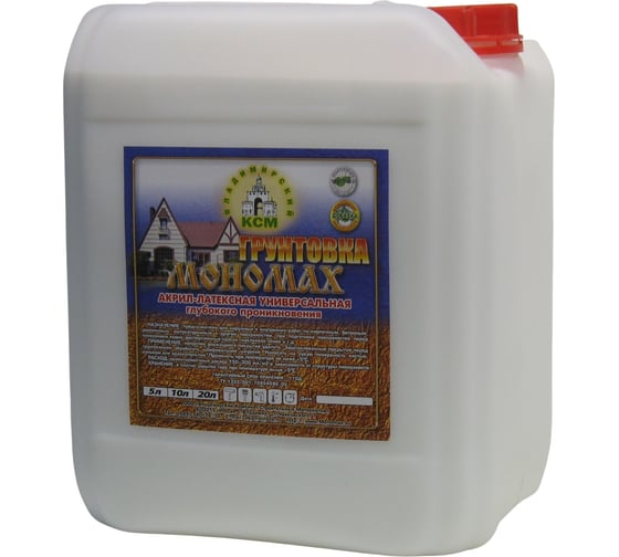 Изображение товара Универсальная грунтовка Мономах 10л 2гру10б