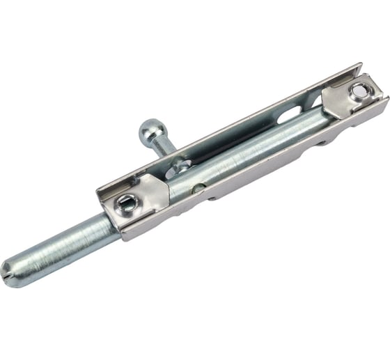 Изображение товара Накладная задвижка Tech-Krep ЗТ 82х14,5 круглый ригель D14мм, L104мм хром 145094