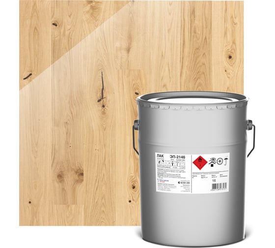 Изображение товара Паркетный лак ЯРОСЛАВСКИЕ КРАСКИ ЭП-2146 ведро 16 кг П1672.3