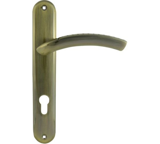 Изображение товара Дверная ручка на планке НОРА-М 96-85 мм ст.бронза 11455