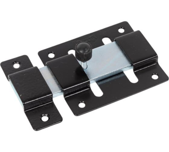 Изображение товара Накладная задвижка Tech-Krep ЗЩ 30 115х75 плоский ригель L121 черный 148369