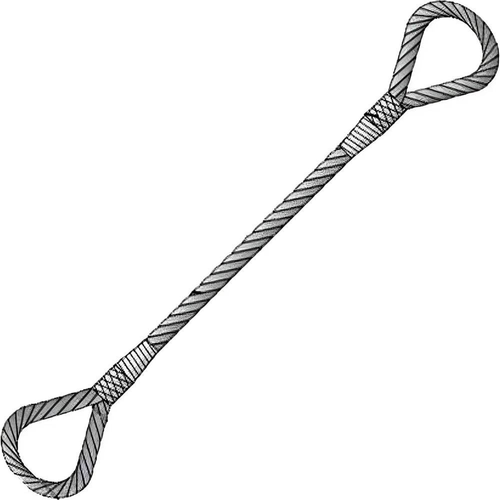 Изображение товара Канатный строп ООО ПКФ Сварком УСК1 грузоподъемность 6 3 т длина 5 м