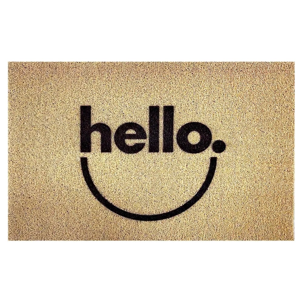 Изображение товара Коврик придверный Dekorelle LAPSHA 082 50x80 см влаговпитывающий из ПВХ и резины