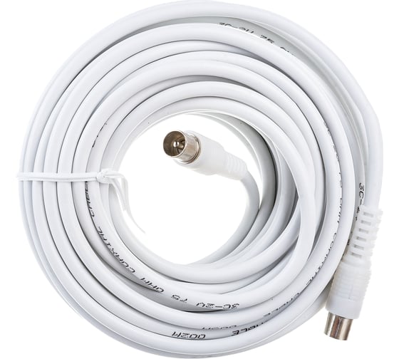 Изображение товара Антенный удлинитель DORI 3с2v белый L=10м. штекер-штекер 1132