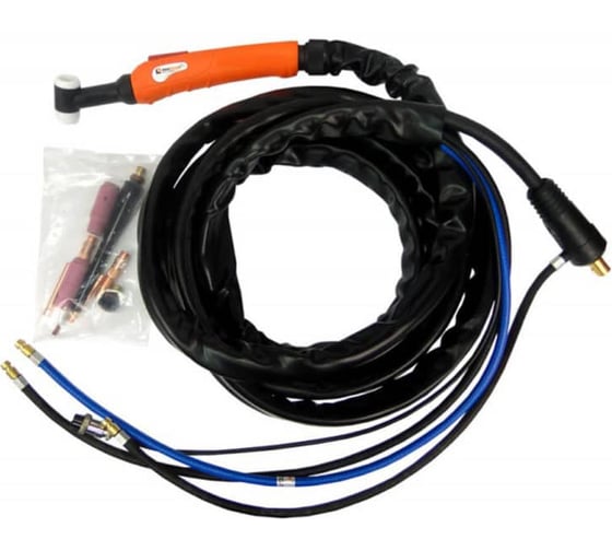 Изображение товара Горелка c кнопкой UnoTIG-18 (8 м; 35 кв.мм; ж/о) VARTEG 6278